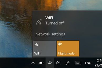 Windows 10 airplane mode won't turn off