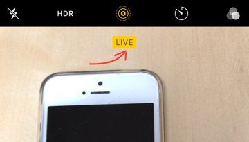 Live фото на iphone