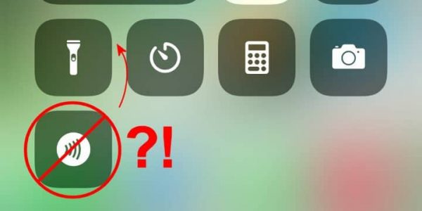 Remove NFC tag reader from iPhone Control Center 